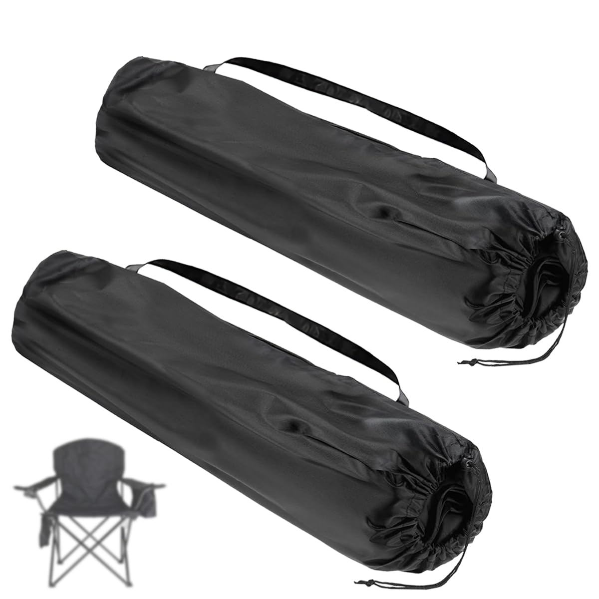 Photo 1 of 2 Pack Camping Folding Chair Replacement Carry Bag - Durable & Tear-Resistant Storage Cover Fits Coleman, Portable, Lawn and Most Folding Chairs (Chair Not Included)