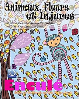 anti stress livre de coloriage pour adultes avec gros mots insultes et jurons animaux fleurs injures relaxation4 me livres amazon fr elisa bible