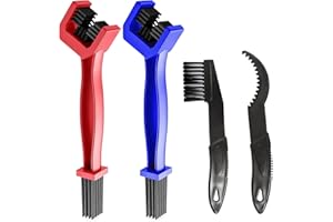 Motorcycle Chain Brush Maintenance Bike Chain Washer Cleaner for Mountain Bicycle Electric Dirt Set of 4 Blue Red Black