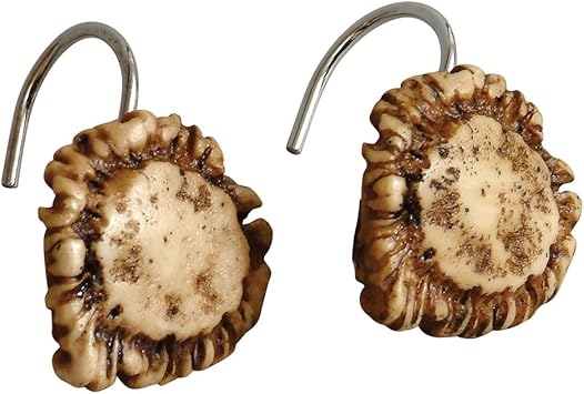 Amazon Com Black Forest Decor Antler Rustic Shower Curtain Hooks
