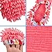 LEMNUY Cleaning Fiber Dust Mop Slippers - Best Washable Reusable Microfiber Soft Shoes Cover for Men and Women - House Floor Duster Cleaner - Blue and Pink - Set of 7 Pairs 6-11 Size