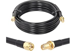 XRDS -RF SMA Cable, SMA Male to SMA Female Cables 10 FT RG58 SMA Extension Cable for SDR Equipment Antenna Ham Radio,3G 4G LTE Antenna,ADS-B,GPS and etc