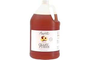 Amoretti Puree Craft, Peach, 9 Pound
