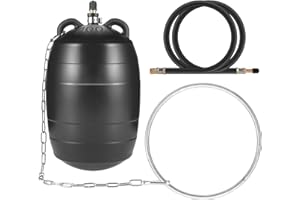 GENERIC Inflatable Pipe Test Plug, with 19.7 or 39.37 Inch Quick-Install Extension Hose and Anti-Fall Iron Ring, Rubber Plumbing Balloon,2 Inch, 3 Inch, 4 Inch and 6 Inch (4 inch)