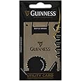 Guinness Credit Card Sized Multi Tool Silver Utility Card With Black Harp Design