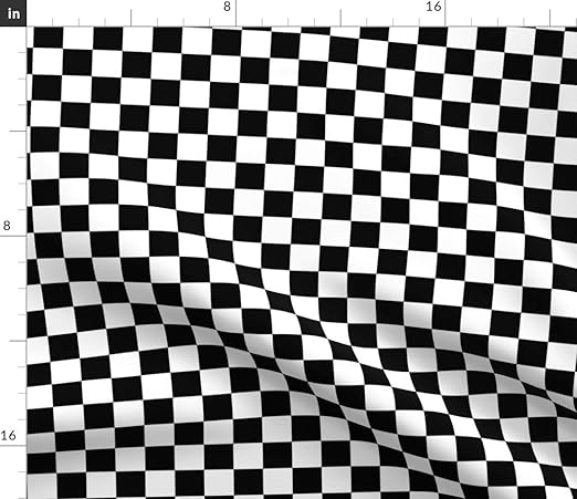 checkerboard black white