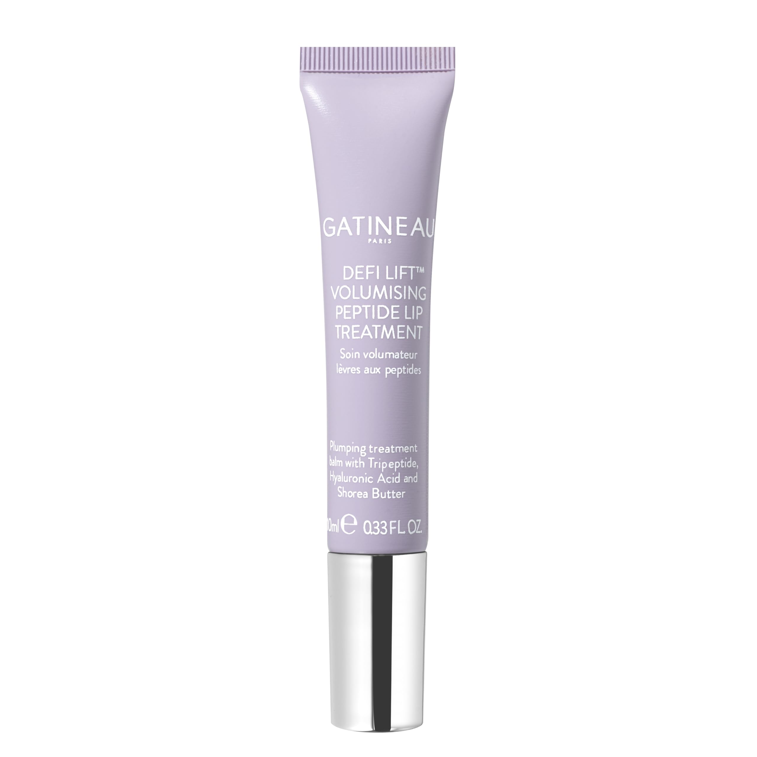GATINEAU Defi Lift Volumising Peptide Lip Treatment - 10ml, Tripeptide, Hyaluronic Acid & Shorea Butter, Plumps & Smooths the Appearance of Lips, Hydrates & Conditions Lips, Subtle Natural Tint