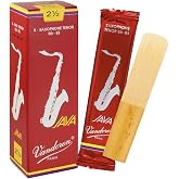 Vandoren SR2725R Tenor Sax JAVA Red Reeds Strength 2.5; Box of 5
