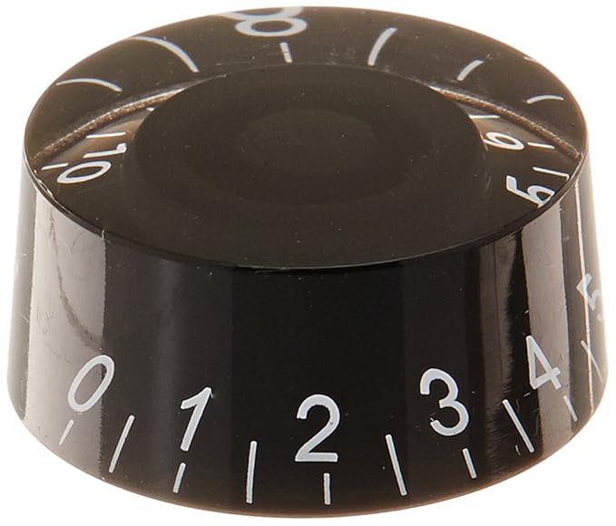 4pcs Speed Control Knobs Black for Gibson Les Paul Replacement Electric