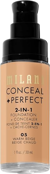 Milani Conceal + Perfect 2-in-1 Foundation Concealer Warm Beige 05 view 3