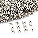 FACILLA Lots Silver Round Studs Spots Punk Nailhead Spikes for Bag Shoes Bracelet 0.16