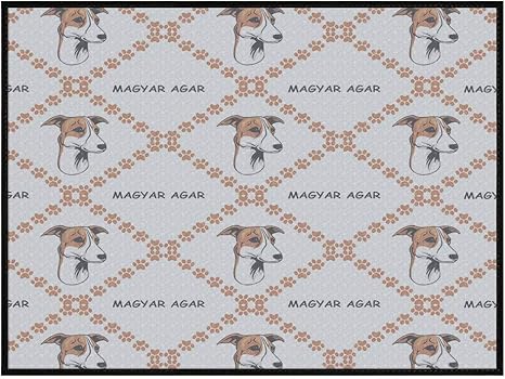 Amazon Magyar寒天犬の足キッチンドアペットウェルカムフロアマット 75x45cm 玄関マット オンライン通販