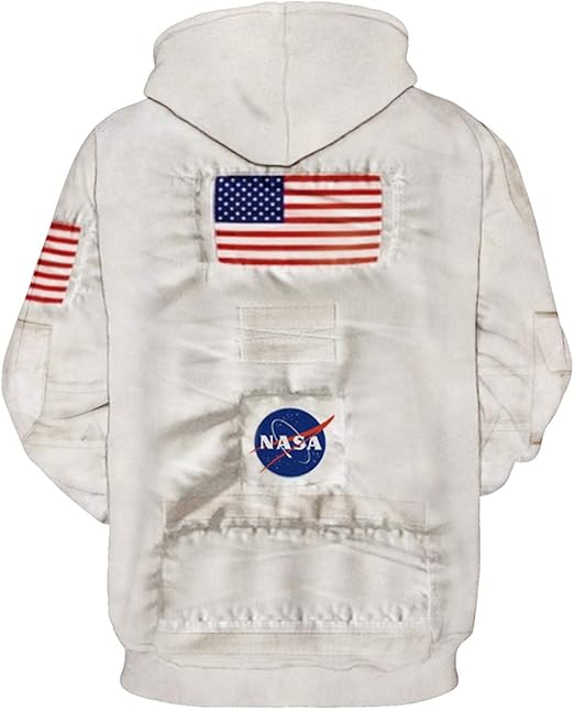 beige nasa hoodie