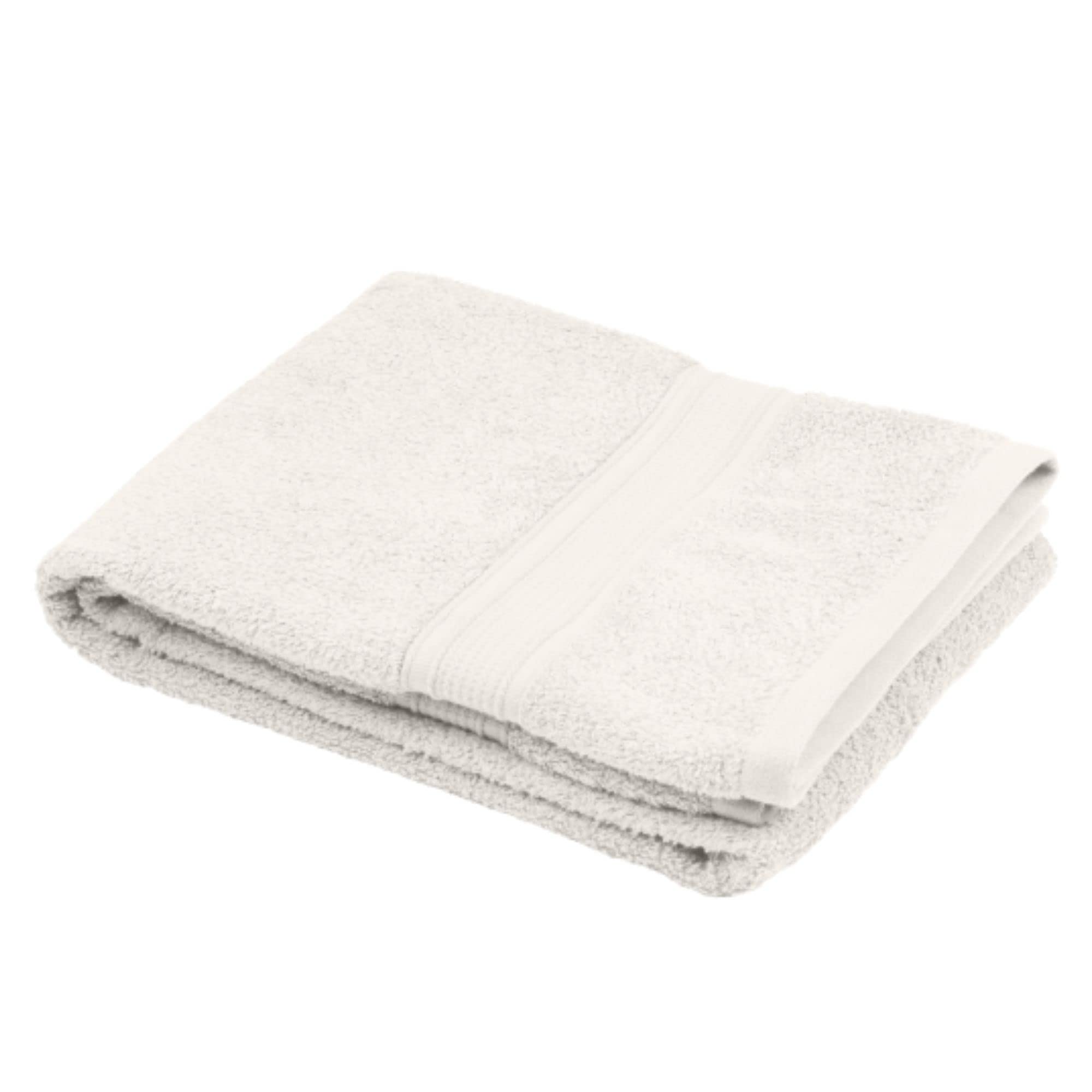 Stof - Bath Towel - Size 70 x 140 cm - 100% Organic Cotton - Ecru - Lagoon Model - Bath Linen - Wash at 40 cm