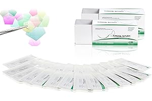Science Resource SRN4C 75cm Polyester Surgical Suture Thread W Curved Needle 24 PK |Exceptionally Smooth Surface |Superior Te