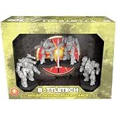 Catalyst Game Labs BattleTech House Davion Cavalry Lance | Hellspawn Legionnaire Gunsmith and Enforcer FS Miniatures, Pilot Cards and Alpha Strike Rules, Tabletop Wargame Expansion