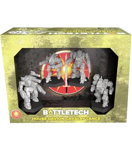Catalyst Game Labs BattleTech | Miniatures | Northwind Highlanders Command Lance | Expansion | Miniature Game Ages 14