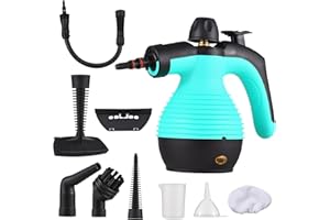 Ailgely Handheld Steam Cleaner,1050W Pressurized Handheld Multi-Surface Steam Cleaner with 9PCS Accessory,Portable Cleaner Steamer,Safety Lock Design, for Home,Kitchen,Bathroom, Car Ect