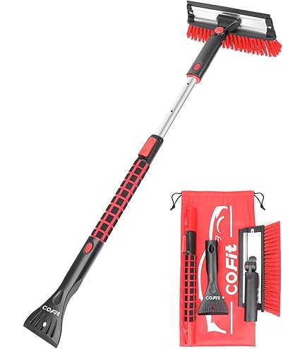 Gardzen 2 Packs 32" Snow Brush And Ice Scraper For Car