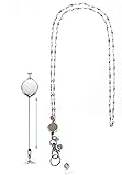 Hidden Hollow Beads Retractable Badge Reel, Women's