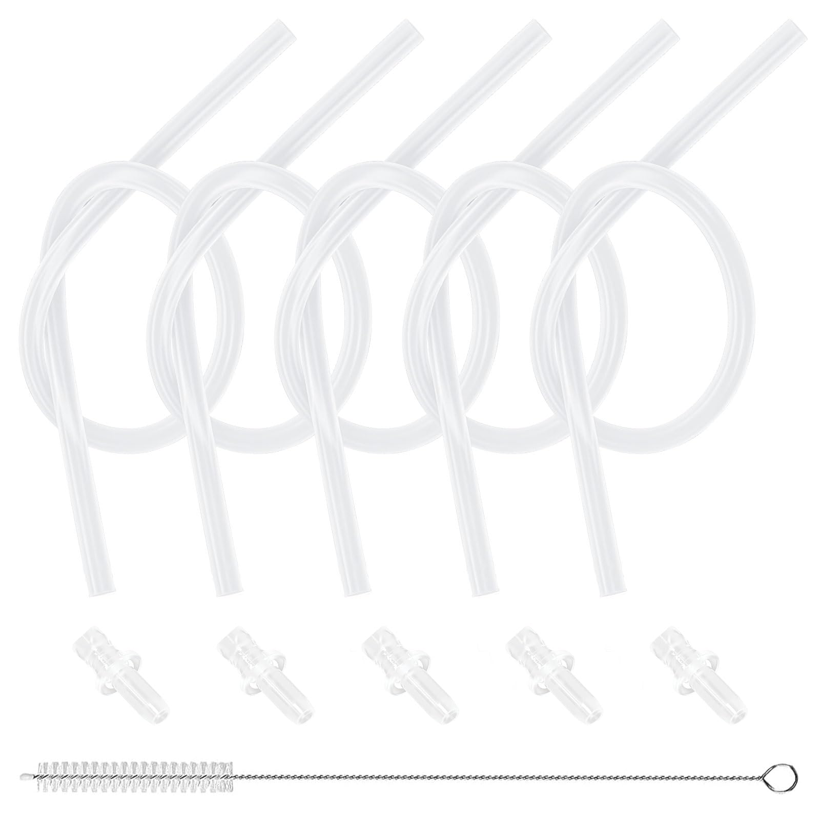 Photo 1 of Milk Tube Hose Set with Jura Milk Pipe HP3 Connectors and Hose Brush for Jura Coffee Machines, Coffee Pipe Fit for Jura GIGA 6 10 W10 X5 S8 E8 Z10 Z8 Z7 Z5 Z6 Z8 Z9 J6 J8 J9 S80 WE8 C9, Silicon Tube