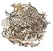 ALL in ONE Mixed Antique Bronze Filigree Charm Pendant Jewelry Findings: 50g