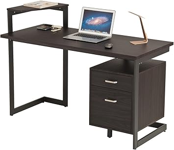 Amazon Com Proht Office Computer Writing Desk With Two Drawers