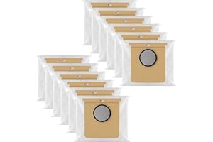 HIHEPA 12 Pack Dust Bags for Eufy L60,L60 SES,L50,L50 SES Robot Vacuum Cleaner,Replacement Vacuum Bag for Eufy L60,L60 SES Robot Vacuum Self Empty Station