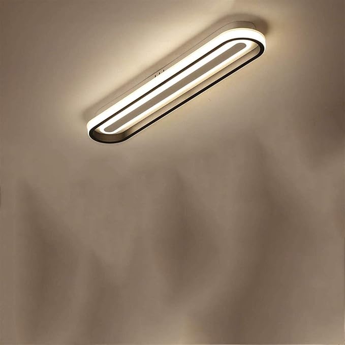 FANPING LED-Deckenleuchte Dimmbare Büro Deckenleuchte rechteckig