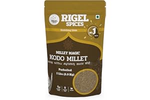 Rigel Spices Kodo Millet | 2lbs resealable pack | Varagu | Non GMO | Gluten Free | Rich in fiber
