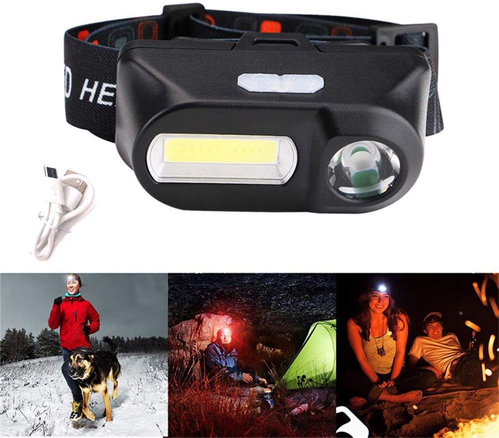 LED Headlamp Flashlight, 1200 Lumens Ultra Bright Rechargeable Headlight 6 Modes Work Light Lightweight Durable Waterproof Head Lights for Outdoors Household Camping and Hiking Gear