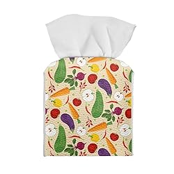 Talayituse Vegetables Fruits Pattern Tissue Box