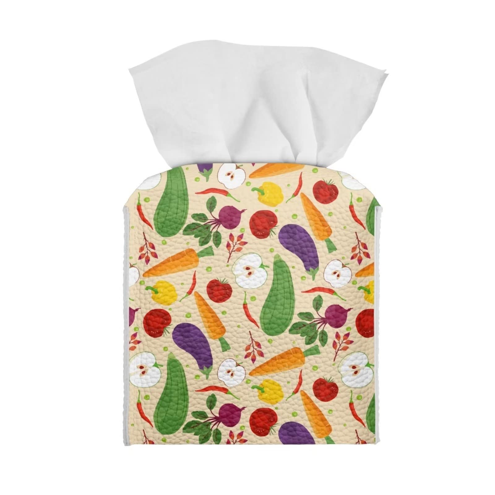 Talayituse Vegetables Fruits Pattern Tissue Box