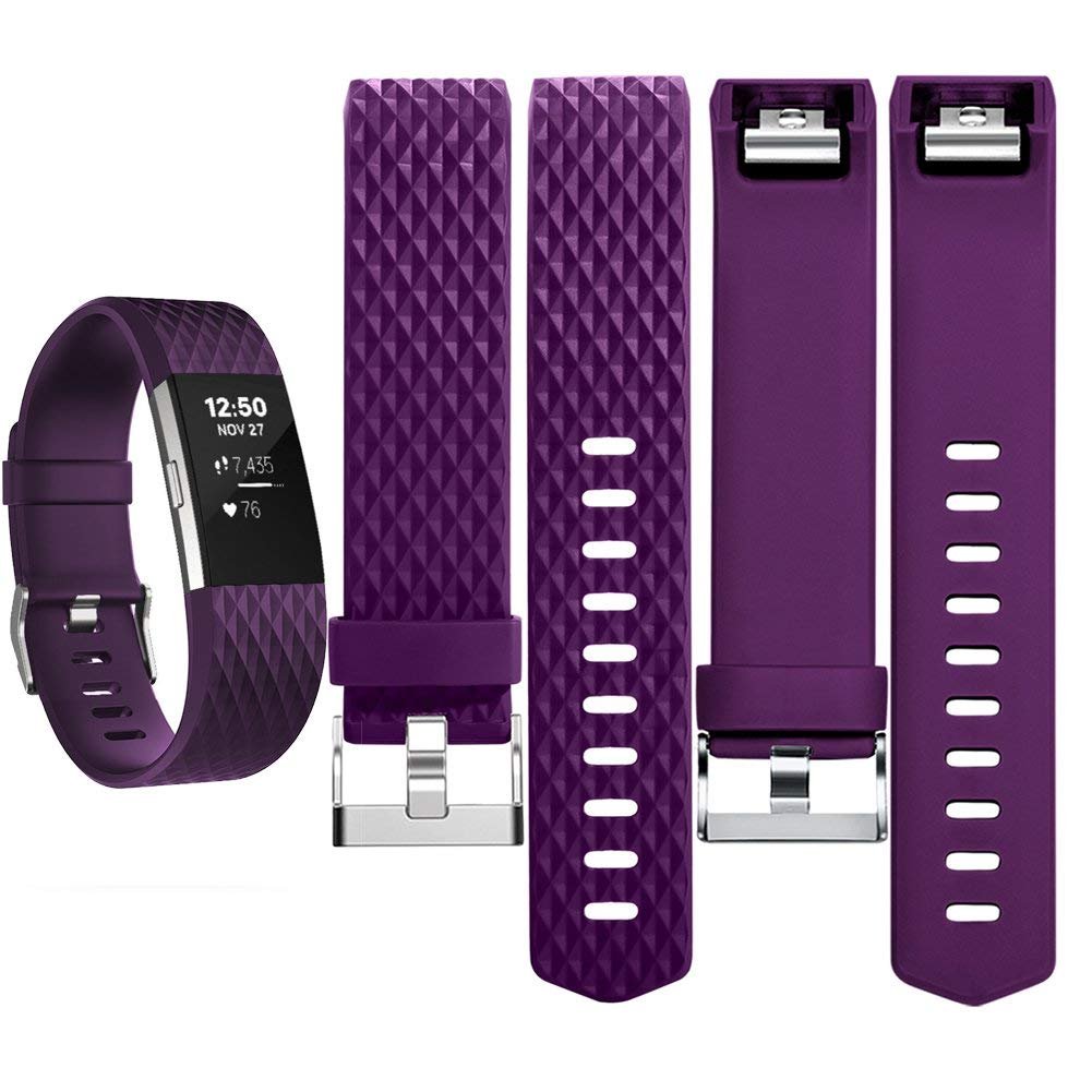 国産 Geak Fitbit Charge 2バンド Special Edition交換用バンドfor Fitbit Charge2 Large Small 12異なる色 B077tq84p2 Large Buy Black Get Plum Band For Freediamond Design Buy Black Get Plum Band For Freediamond Design Large 日本産 Unitedschool Ae