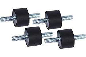 gernie Rubber Mounts Rubber Mounts Pump Damper 2 End Screw for M8, 1/4 20 Rubber Isolator Vibration Damping Compounds, gerniewc3f2b01zg