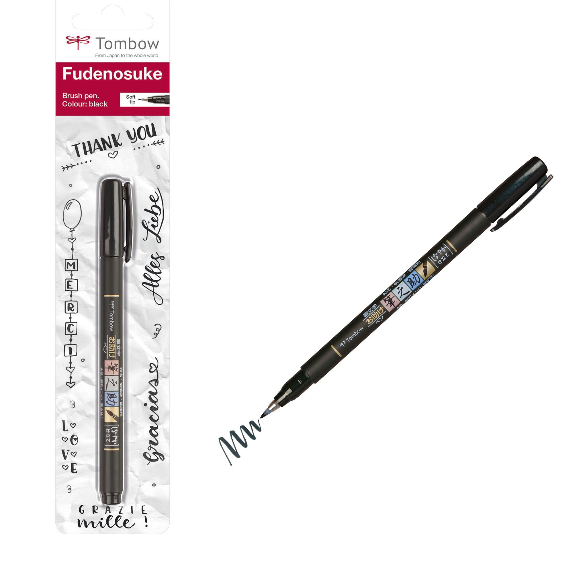 Tombow "Fudenosuke Soft Brush Pen - Black