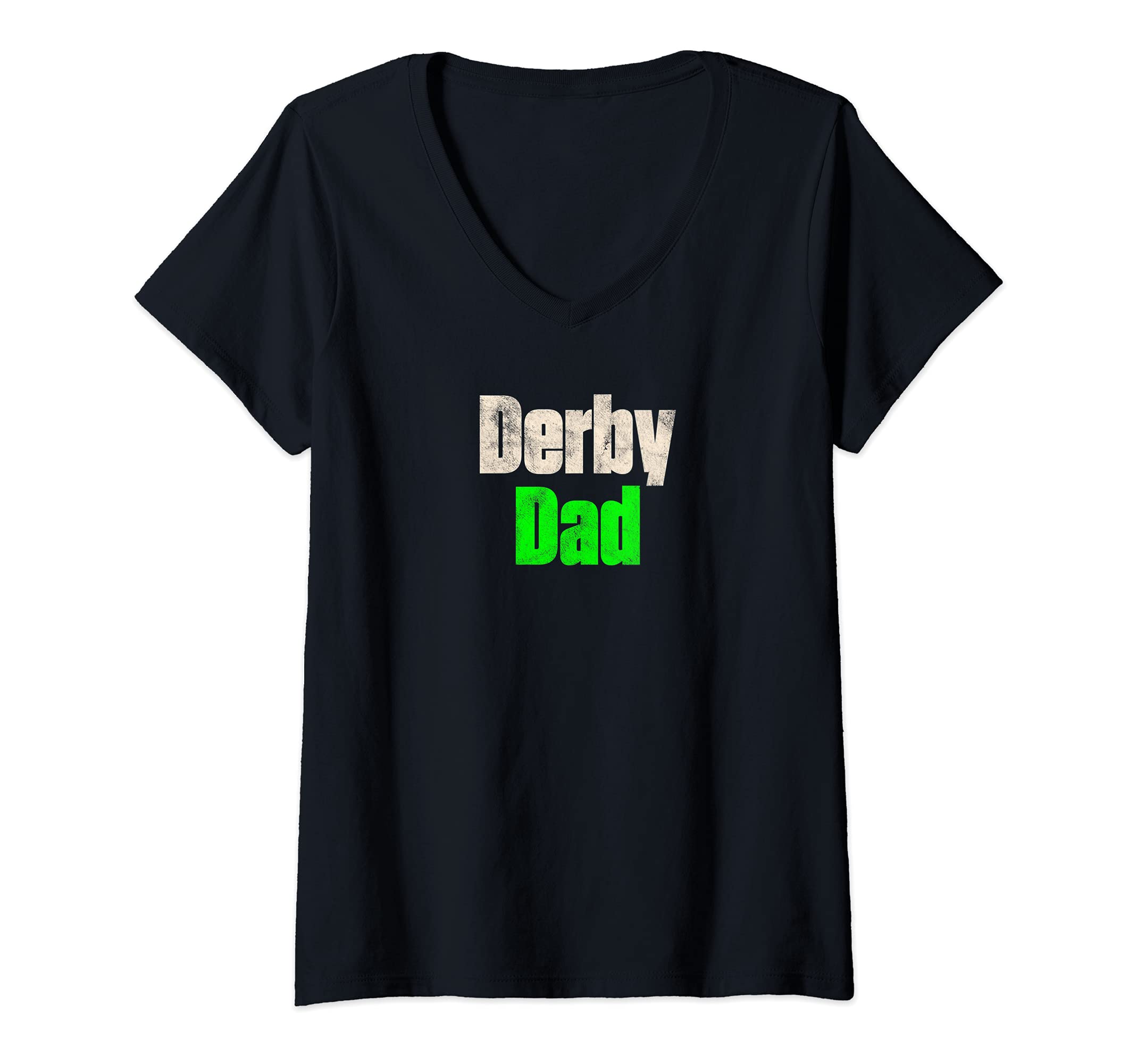 Womens Roller Derby Skating Sport - Derby Dad V-Neck T-Shirt