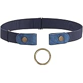 SUOSDEY No Buckle Elastic Stretch Belts for Men and Women, Comfortable Invisible Belts for Jeans Pants