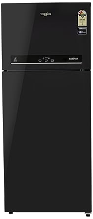 Whirlpool 440 L 3 Star Frost Free Double Door Refrigerator(IF 455 CAVIAR BLACK (3S), Caviar Black, Inverter Compressor)