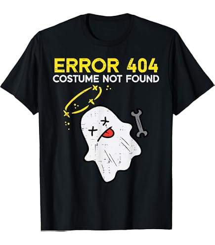 Amazon.com: 404 Error Costume Not Found Nerdy Geek Funny Computer
