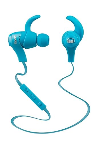 Monster iSport Bluetooth Wireless In-Ear Sports Headphones Blue