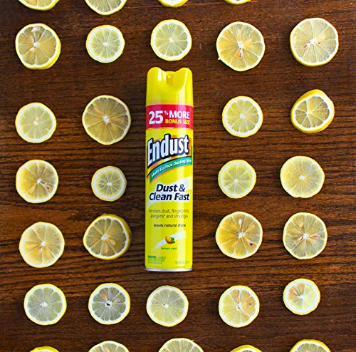 image for Endust Multi-Surface Dusting and Cleaning Spray, Lemon Zest, 2 Count
