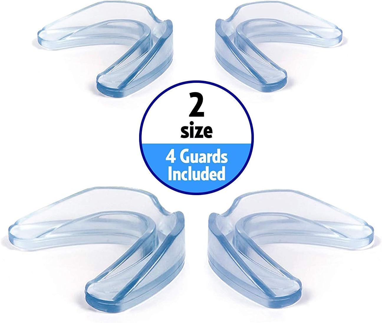 Reejoys Mouth Guard for Grinding Teeth, Custom Dental Night Guards for Teeth Grinding, Stops Bruxism, Tmj & Eliminates Teeth Clenching(4 Pcs): Health & Personal Care