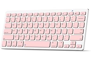 Wireless Computer Keyboard, Bluetooth Keyboard for iPad 10th, 9th, 8th Gen, iPad Pro 12.9/11/10.5/9.7 in, iPad Air/Mini, Mac,