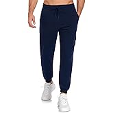 Little Beauty Men's Fleece Joggers with Pockets Warm Winter Sweatpants Workout Running Athletic Pants