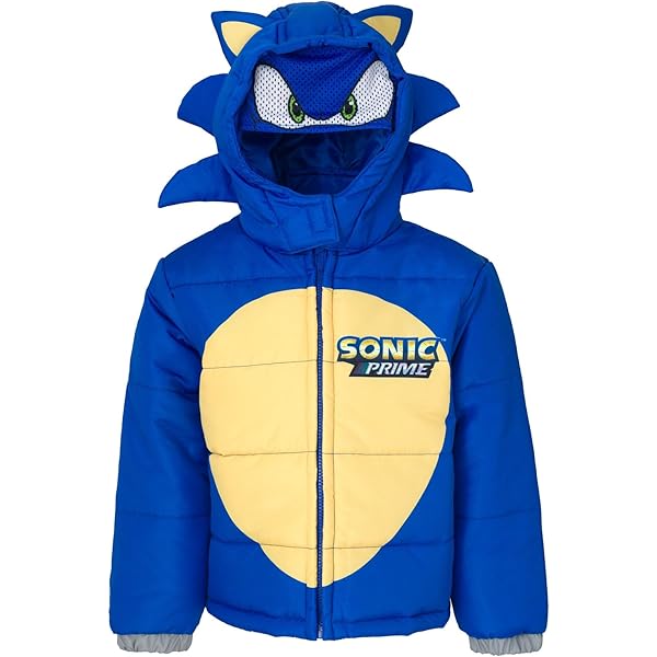 Amazon.com: Sonic the Hedgehog Boys' Heavyweight Puffer Hooded
