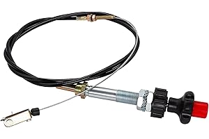 LOLOWHEAT VCGTX06 6FT Heavy Duty Vernier Adjustable Lock Cable Replace # VCGTX06 Red Locking Adjustable Heavy Duty Vernier Control Cable