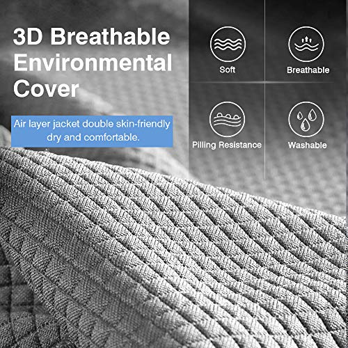 Villsure Lumbar Support Pillow, Bamboo Charcoal Fiber Ergonomic Design