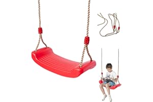 IFOYO Tree Swing Seat, Swing Set Accessories for Kids Outdoor & Indoor Playground, Red