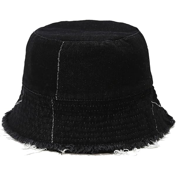 TOP HEADWEAR Fashion Vintage Pearl Jean Denim Bucket Hat  display picture 1